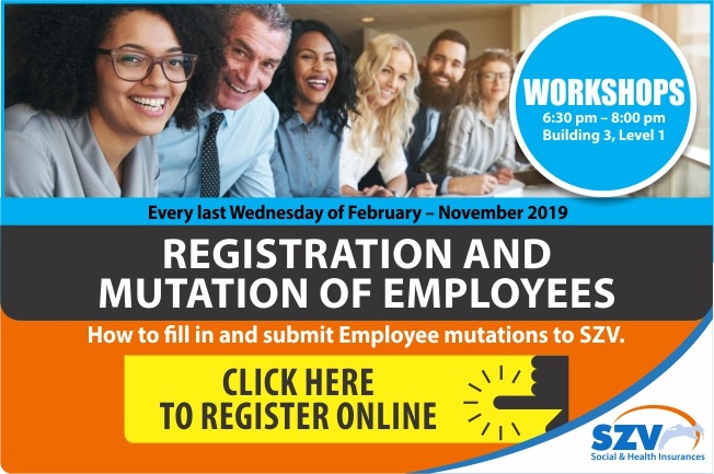 WORKSHOP: EMPLOYEE REGISTRATION & MUTATION FORM